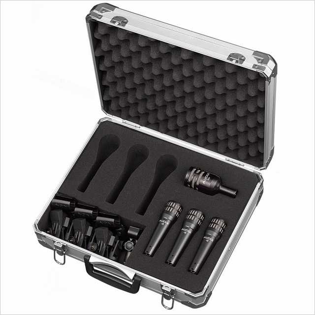 Audix DP4 Drumset Kit Mikrofon-Bundle Audix DP4 Drumset Kit Mikrofon-Bundle