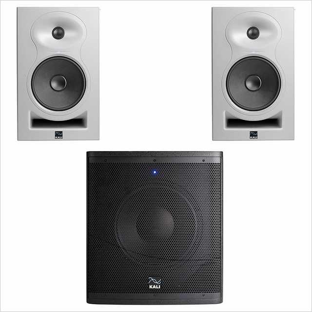 Kali Audio LP-6 2nd Wave White Subwoofer Set II Aktiv-Monitor Kali Audio LP-6 2nd Wave White Subwoofer Set II Aktiv-Monitor