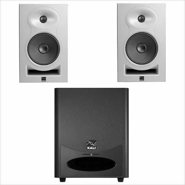 Kali Audio LP-6 2nd Wave White Subwoofer Set Aktiv-Monitor Kali Audio LP-6 2nd Wave White Subwoofer Set Aktiv-Monitor