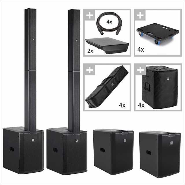 LD Systems MAUI 28 G3 Dual Bass Power Aktiv-PA-Set LD Systems MAUI 28 G3 Dual Bass Power Aktiv-PA-Set