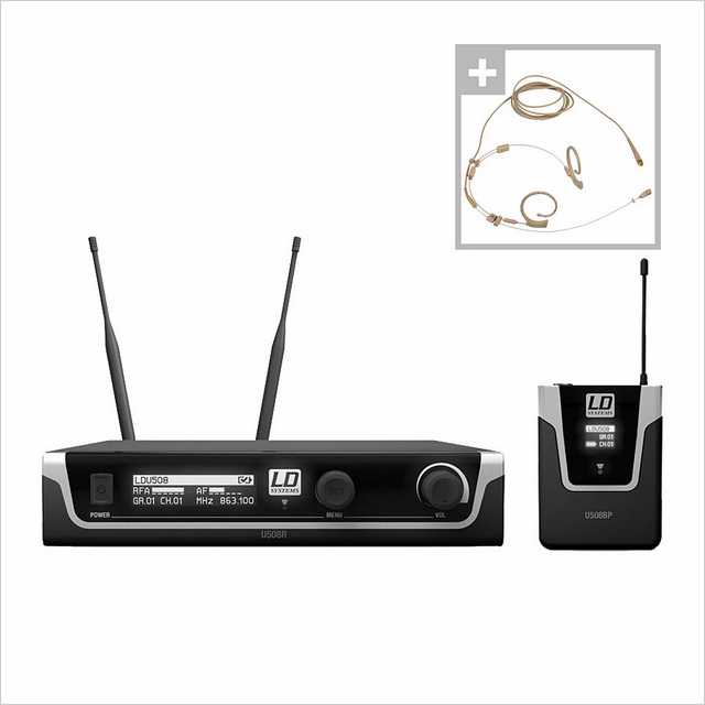 LD Systems U508 BP HCM14EK Funkmikrofon