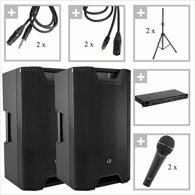 Musik Produktiv karaokeSETone Aktiv-PA-Set Musik Produktiv karaokeSETone Aktiv-PA-Set