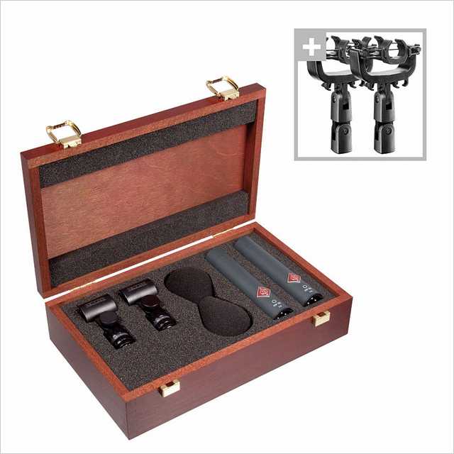 Neumann KM 183 MT Shock Mount Stereo Set Instrumentenmikrofon Neumann KM 183 MT Shock Mount Stereo Set Instrumentenmikrofon