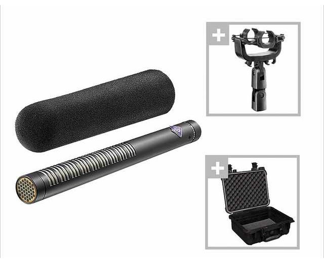 Neumann KMR 81 i mt EA 2124 A mt Kameramikrofon