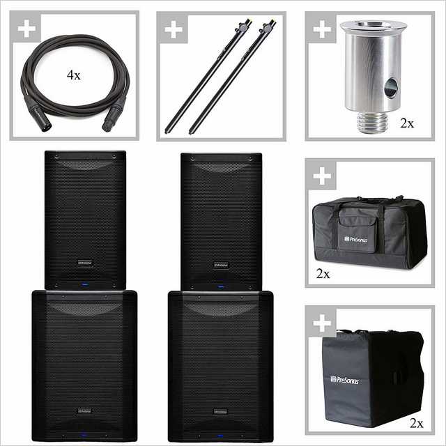 Presonus Air1015 2.2 Aktiv-PA-Set Presonus Air1015 2.2 Aktiv-PA-Set