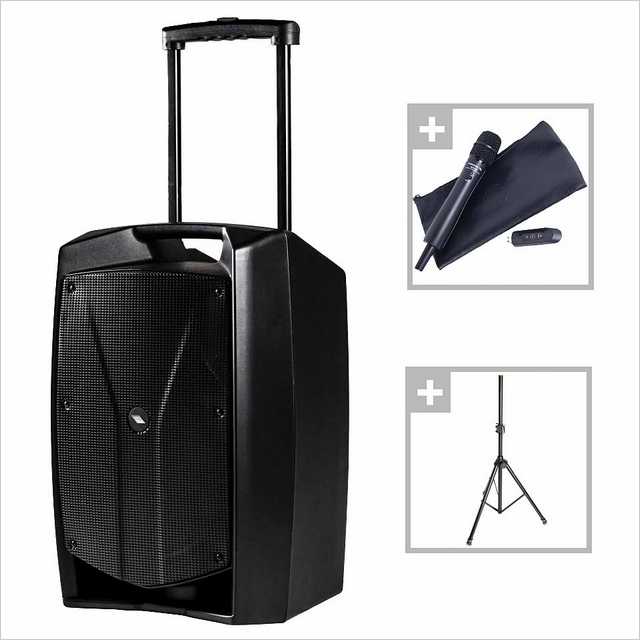 Proel V12 Free Hand Set Akkubetriebenes PA-Set Proel V12 Free Hand Set Akkubetriebenes PA-Set