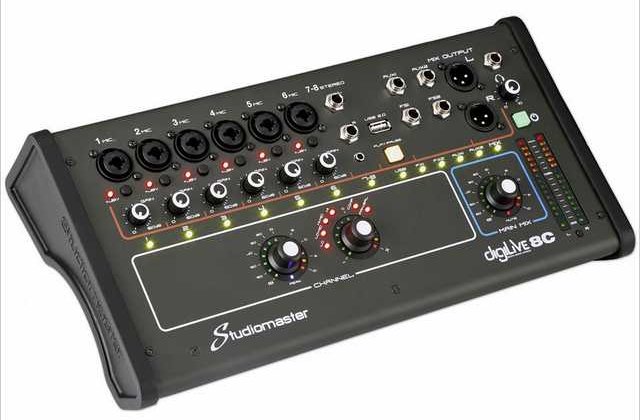 Studiomaster DigiLive 8c Mischpult Digital Studiomaster DigiLive 8c Mischpult Digital